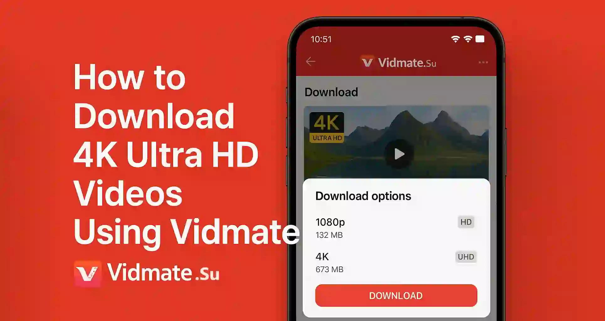 How to Download 4K Ultra HD Videos Using Vidmate