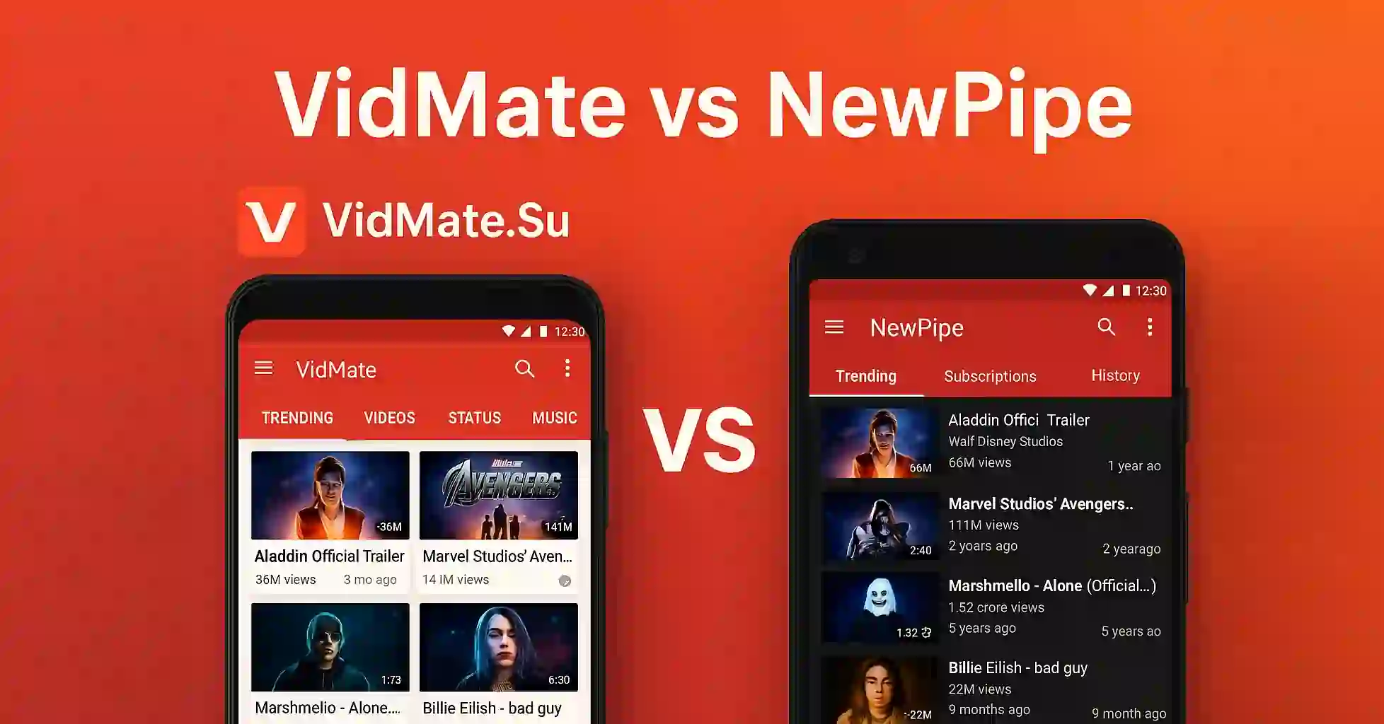 VidMate vs NewPipe – Best App for Video Downloading